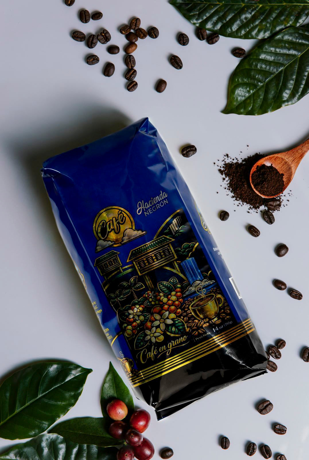 Café Hacienda Negrón- Empaque Azul