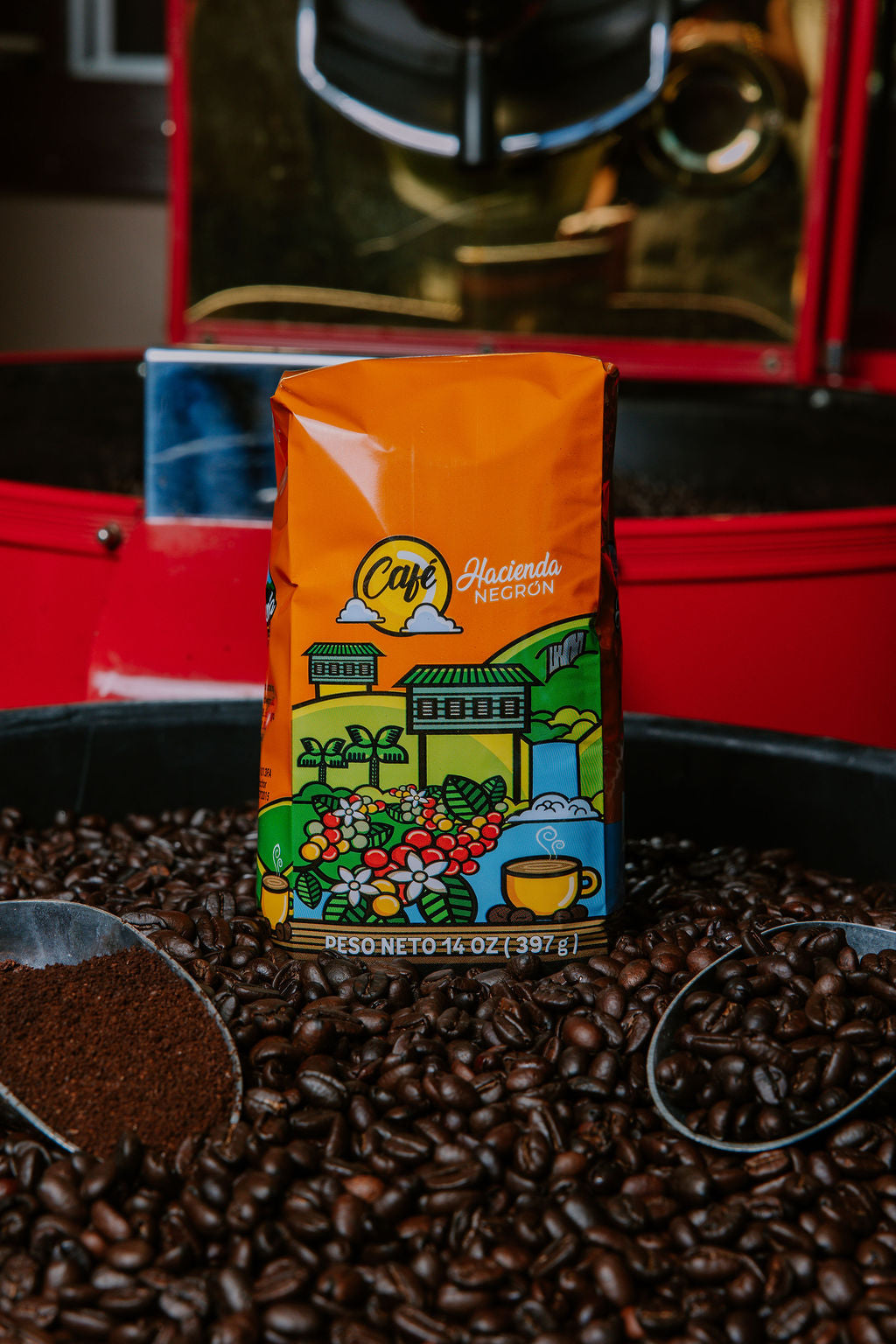 Café Hacienda Negrón – Empaque Naranja